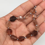 102.5cts, 13pcs, 8mm-12mm Natural Topaz Faceted Beads @Afghanistan,BE10
