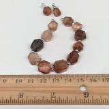 102.5cts, 13pcs, 8mm-12mm Natural Topaz Faceted Beads @Afghanistan,BE10