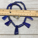 54.1g, 12mm-33mm Natural Lapis Lazuli Polished Tube Beads Strand,26 Beads,LPB250