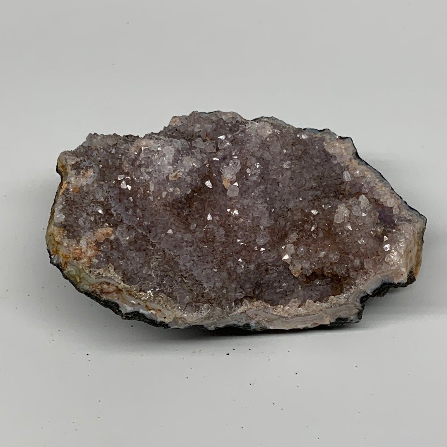 636g, 5"x3.7"x2.2", Rare Manganese Cluster With Quartz Mineral Specimen,B11026