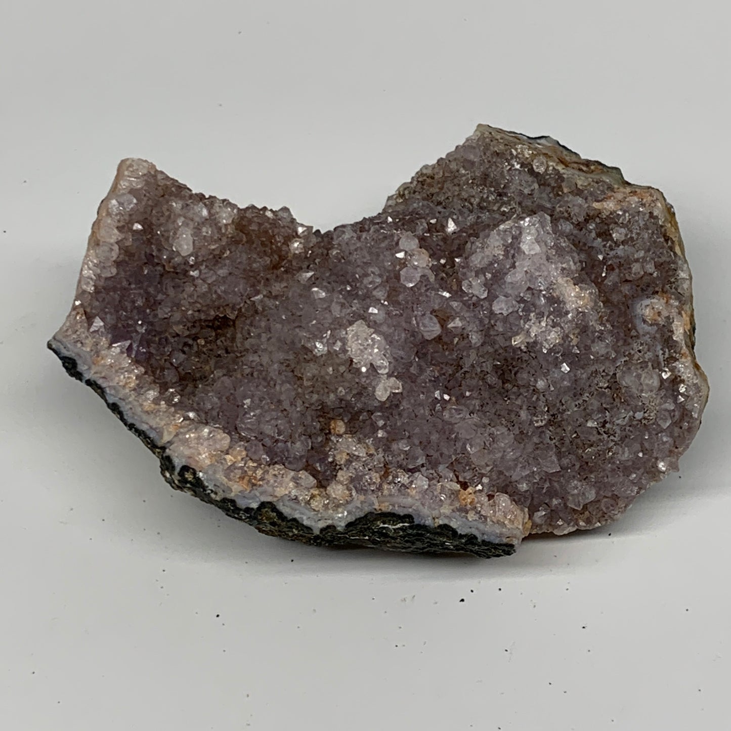 636g, 5"x3.7"x2.2", Rare Manganese Cluster With Quartz Mineral Specimen,B11026