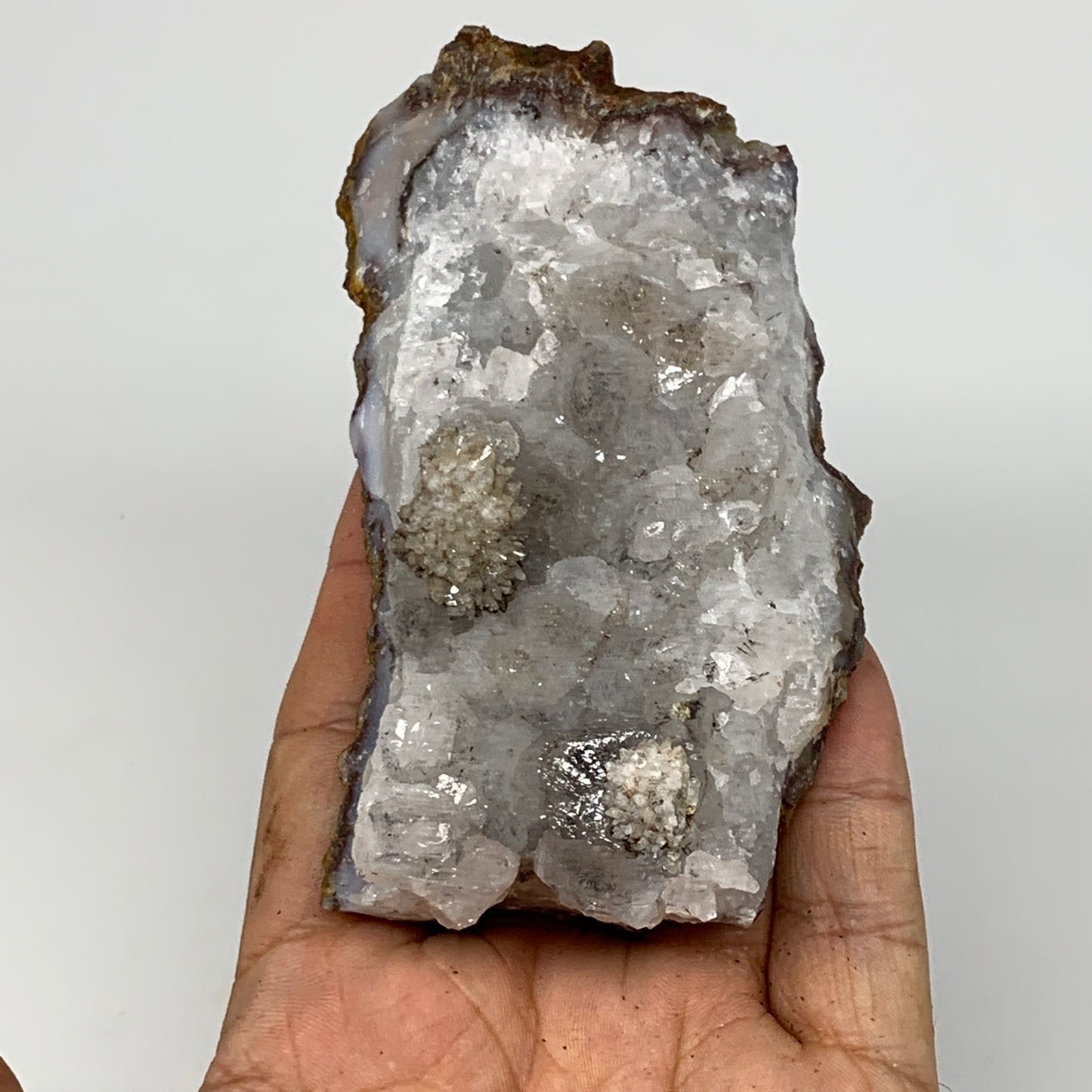253.1g, 4"x2.1"x1.6", Rare Manganese Cluster With Quartz Mineral Specimen,B11027