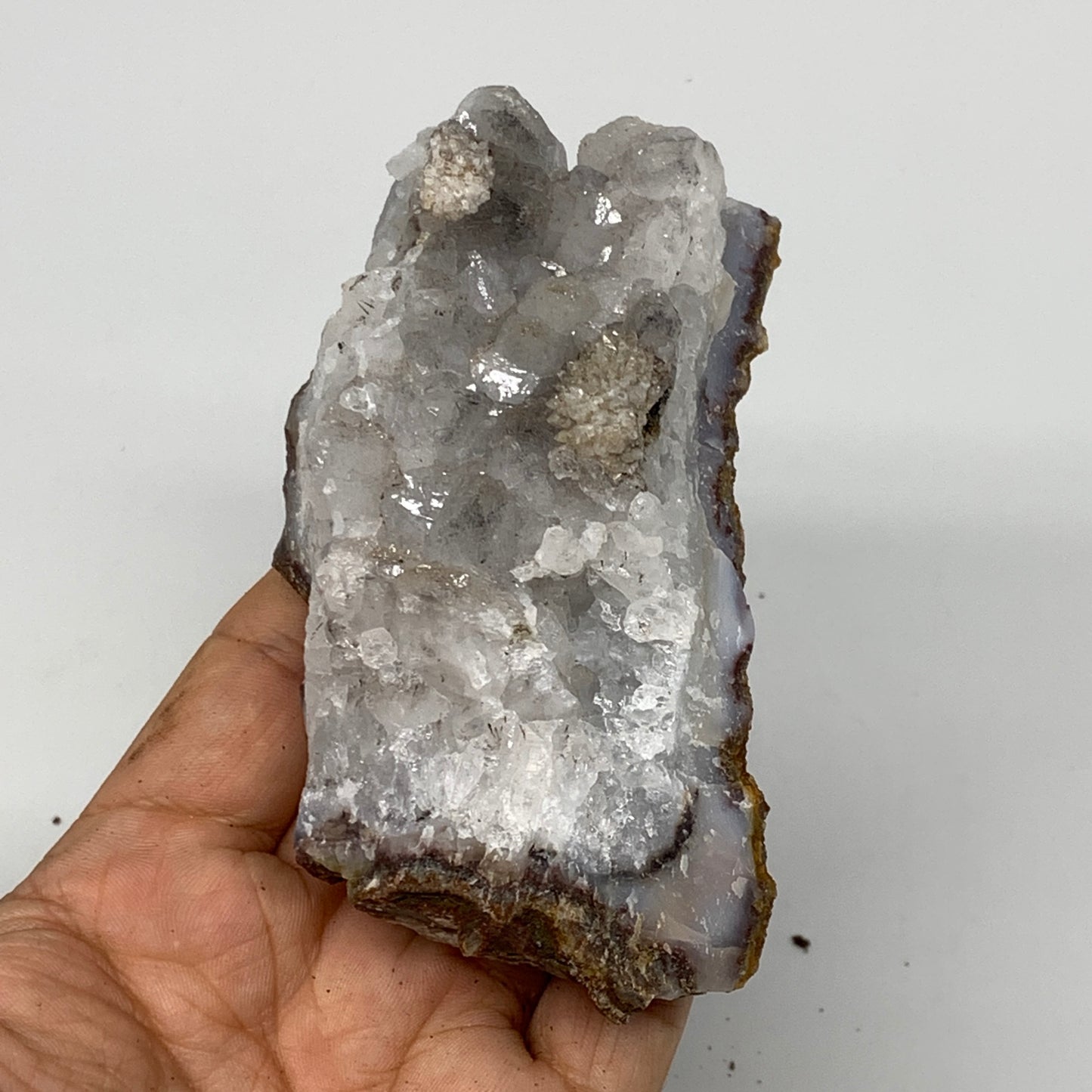 253.1g, 4"x2.1"x1.6", Rare Manganese Cluster With Quartz Mineral Specimen,B11027