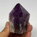238.4g,2.7"x2.1"x1.8", Amethyst Point Polished Rough lower part Stands, B19074