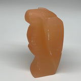 696g, 5.2"x3.1"x2.4"" Orange Selenite (Satin Spar) Angel Crystal @Morocco,B9370