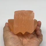 770g, 4.8"x3.7"x2.3"" Orange Selenite (Satin Spar) Angel Crystal @Morocco,B9371