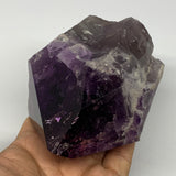 805g,4.7"x3.3"x2.6", Amethyst Point Polished Rough lower part Stands, B19076