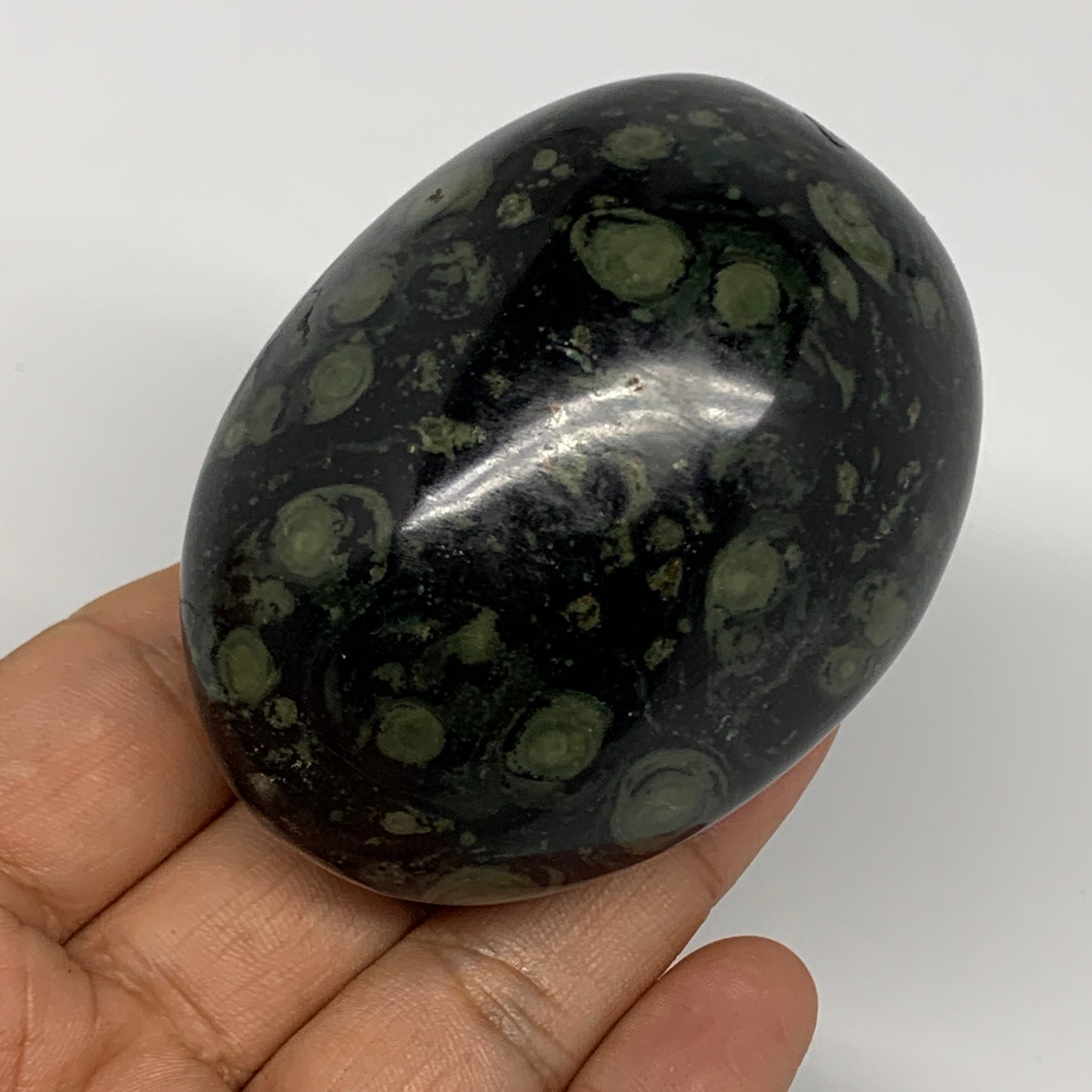 218.5g, 2.8"x2.1"x1.8", Crocodile Kambaba Jasper Palm-Stone @Madagascar, B15168
