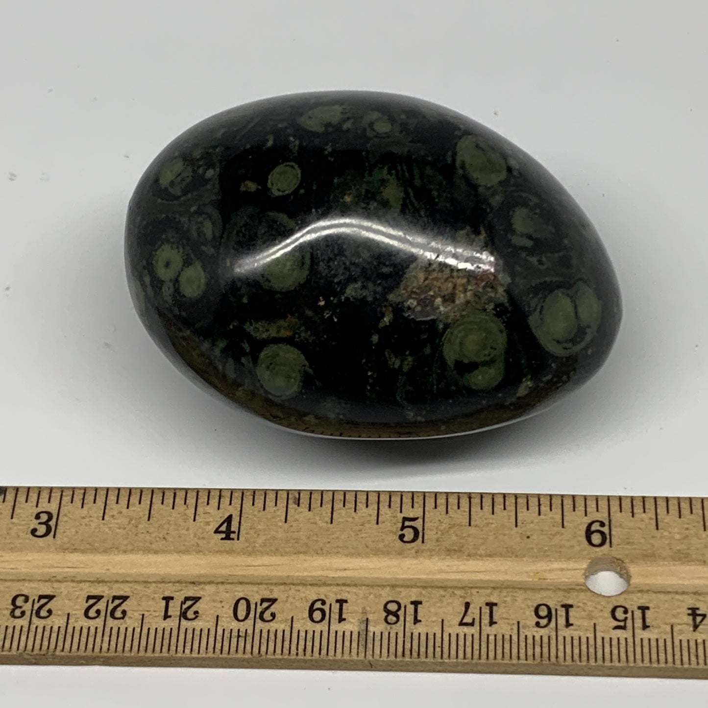 218.5g, 2.8"x2.1"x1.8", Crocodile Kambaba Jasper Palm-Stone @Madagascar, B15168
