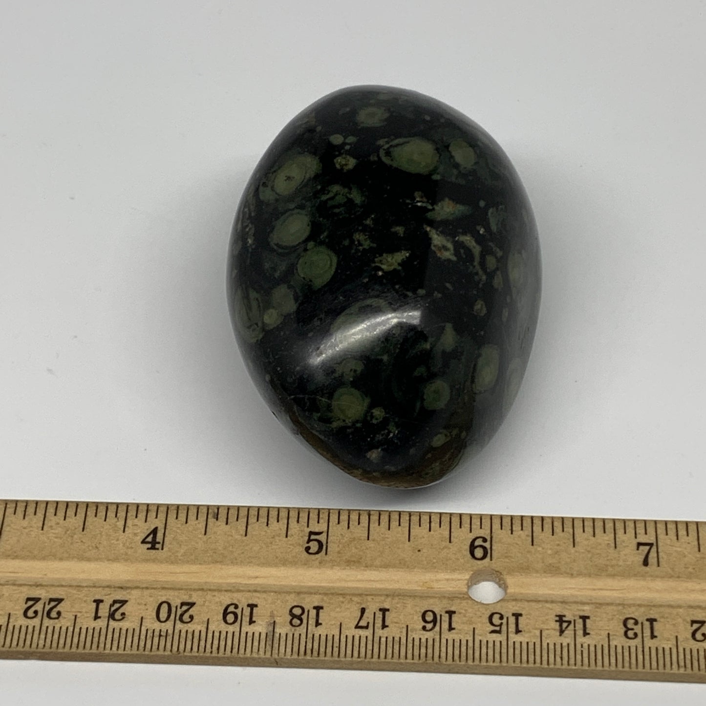 218.5g, 2.8"x2.1"x1.8", Crocodile Kambaba Jasper Palm-Stone @Madagascar, B15168