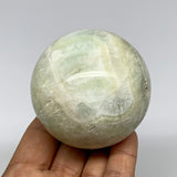 386.9g,2.5"(64mm) Caribbean Calcite Sphere Gemstone,Healing Crystal,B25156