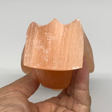 646g, 5"x3.4"x2.1"" Orange Selenite (Satin Spar) Angel Crystal @Morocco,B9375