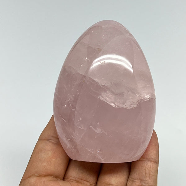 231.2g,2.9"x2.1"x1.6" Rose Quartz Crystal Freeform Polished Crystal, B20662