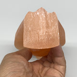 614g, 4.6"x3.3"x2"" Orange Selenite (Satin Spar) Angel Crystal @Morocco,B9376