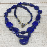 43.5g, 7mm-23mm, Natural Lapis Lazuli Mixed Shape Beads Strand,30 Beads,LPB273