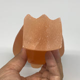 658g, 5.3"x3.4"x2"" Orange Selenite (Satin Spar) Angel Crystal @Morocco,B9377