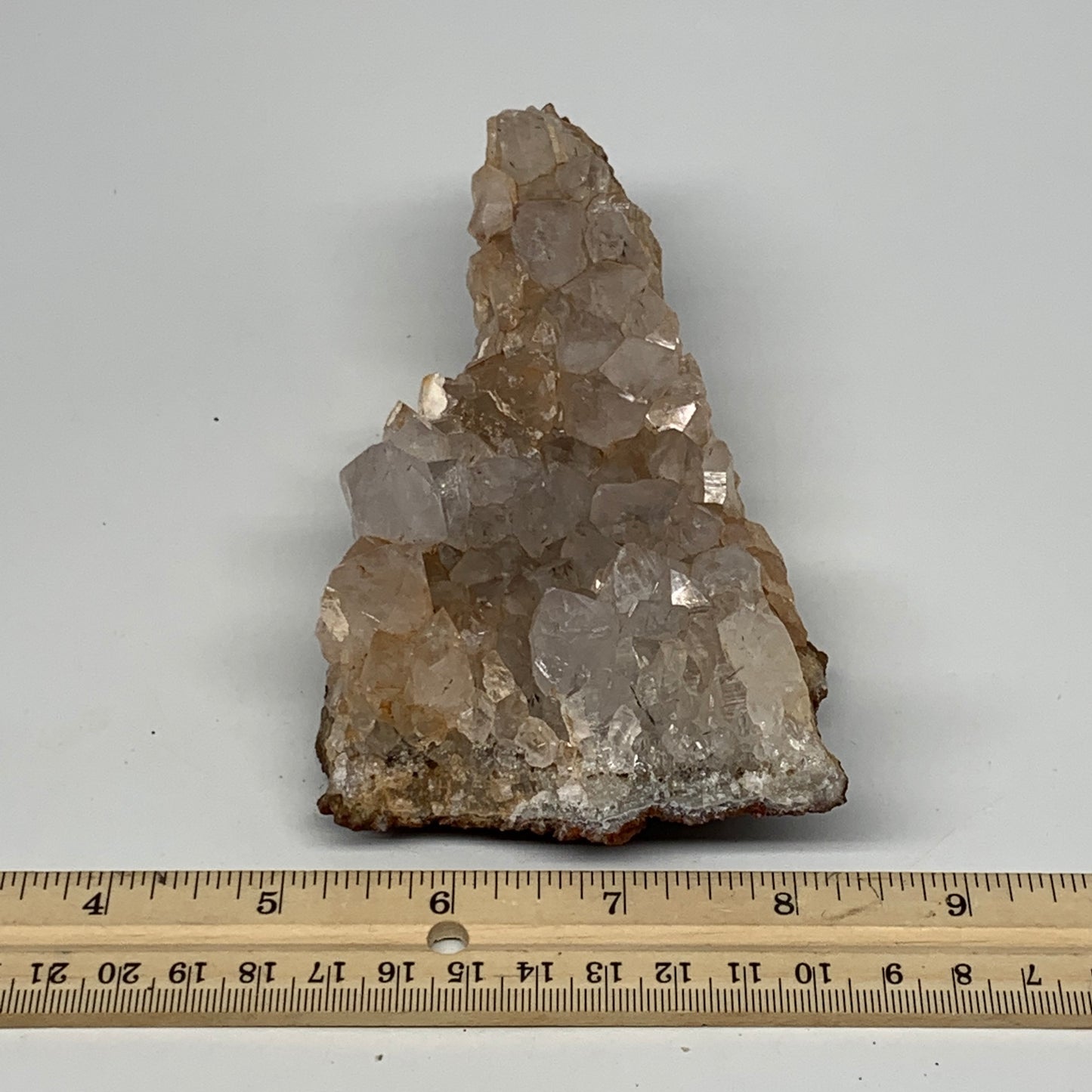 488g, 5.9"x3.1"x1.7", Rare Manganese Cluster With Quartz Mineral Specimen,B11036