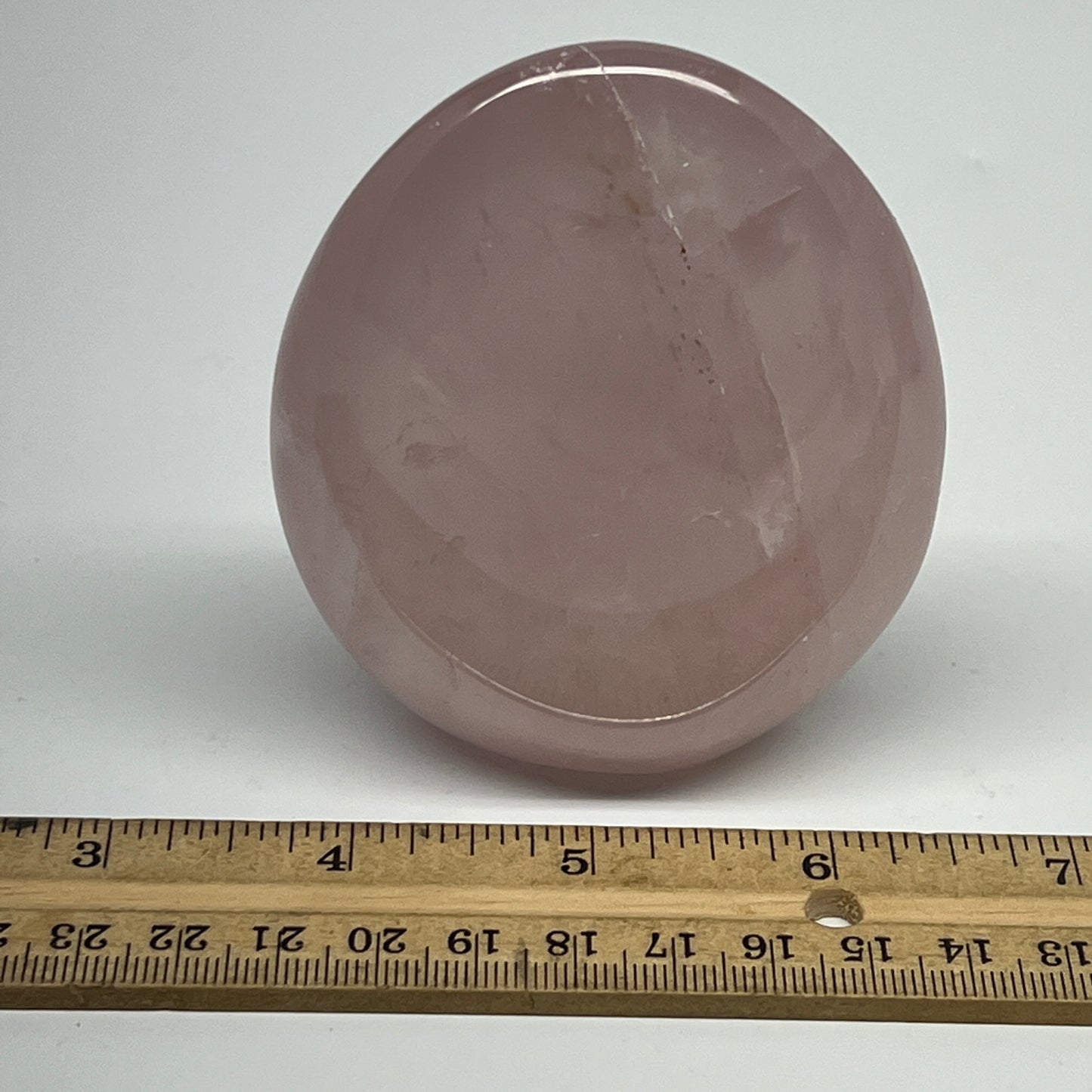 353.1g,3.4"x2.8"x1.7" Rose Quartz Crystal Freeform Polished Crystal, B20664