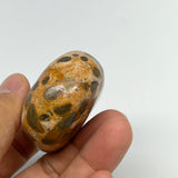 109.6g, 2.3"x1.7"x1", Natural Fruit Jasper Palm-Stone Gemstone @India, B21898