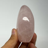 296.3g,3.2"x2.6"x1.5" Rose Quartz Crystal Freeform Polished Crystal, B20666