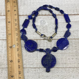 35.4g, 6mm-25mm, Natural Lapis Lazuli Facetted Beads Strand,27 Beads,LPB278
