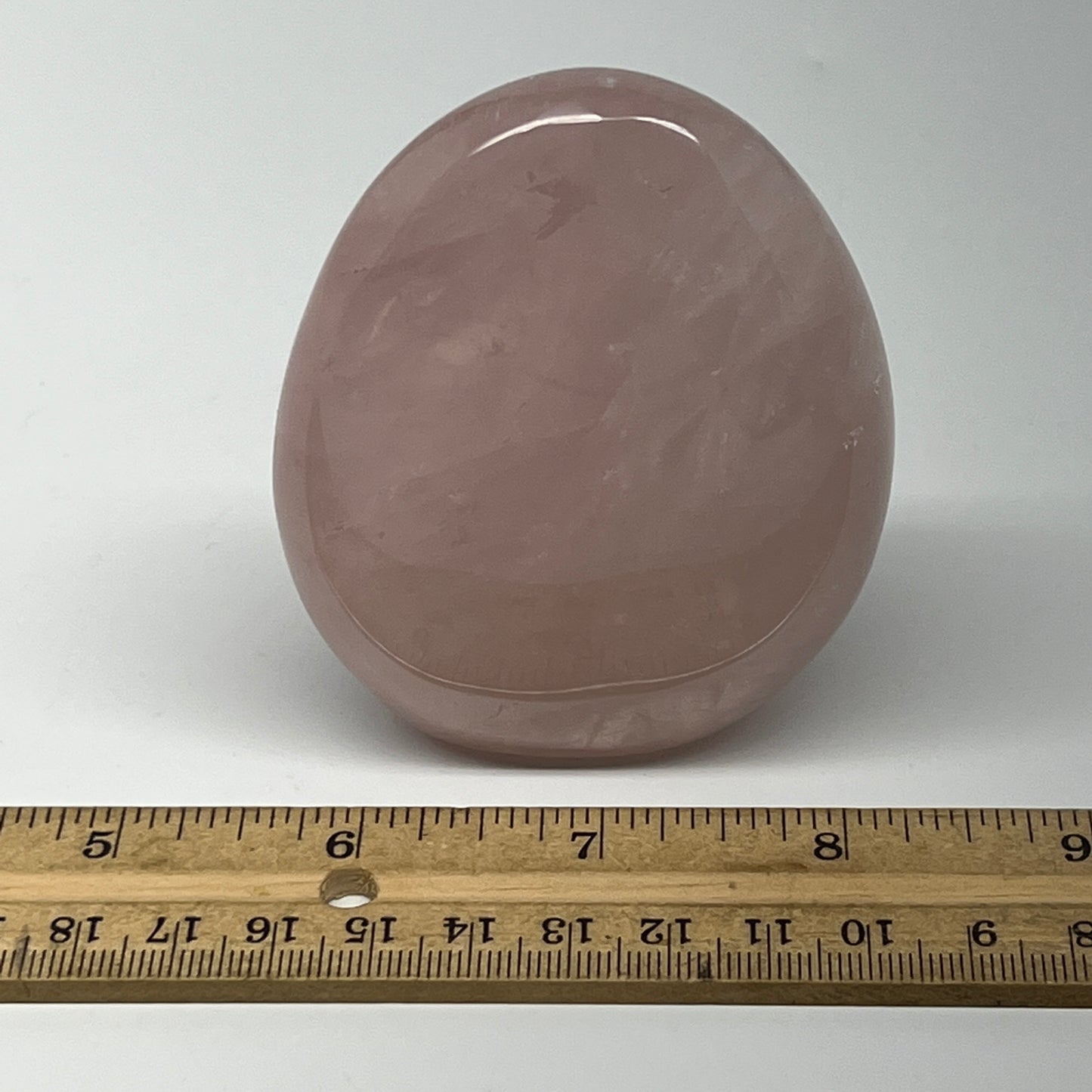 296.3g,3.2"x2.6"x1.5" Rose Quartz Crystal Freeform Polished Crystal, B20666