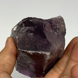 439g,3.7"x2.3"x2.3", Amethyst Point Polished Rough lower part Stands, B19086