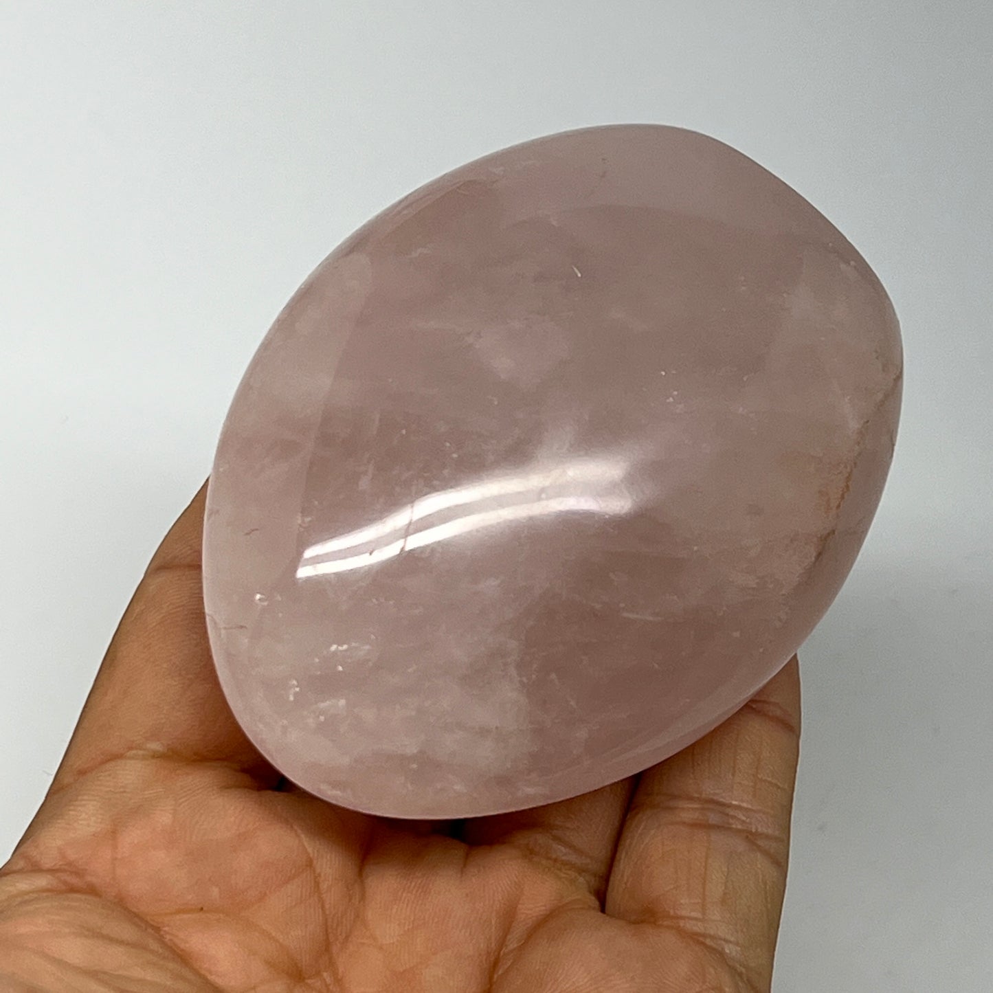 228.1g,3.1"x2.4"x1.3" Rose Quartz Crystal Freeform Polished Crystal, B20670