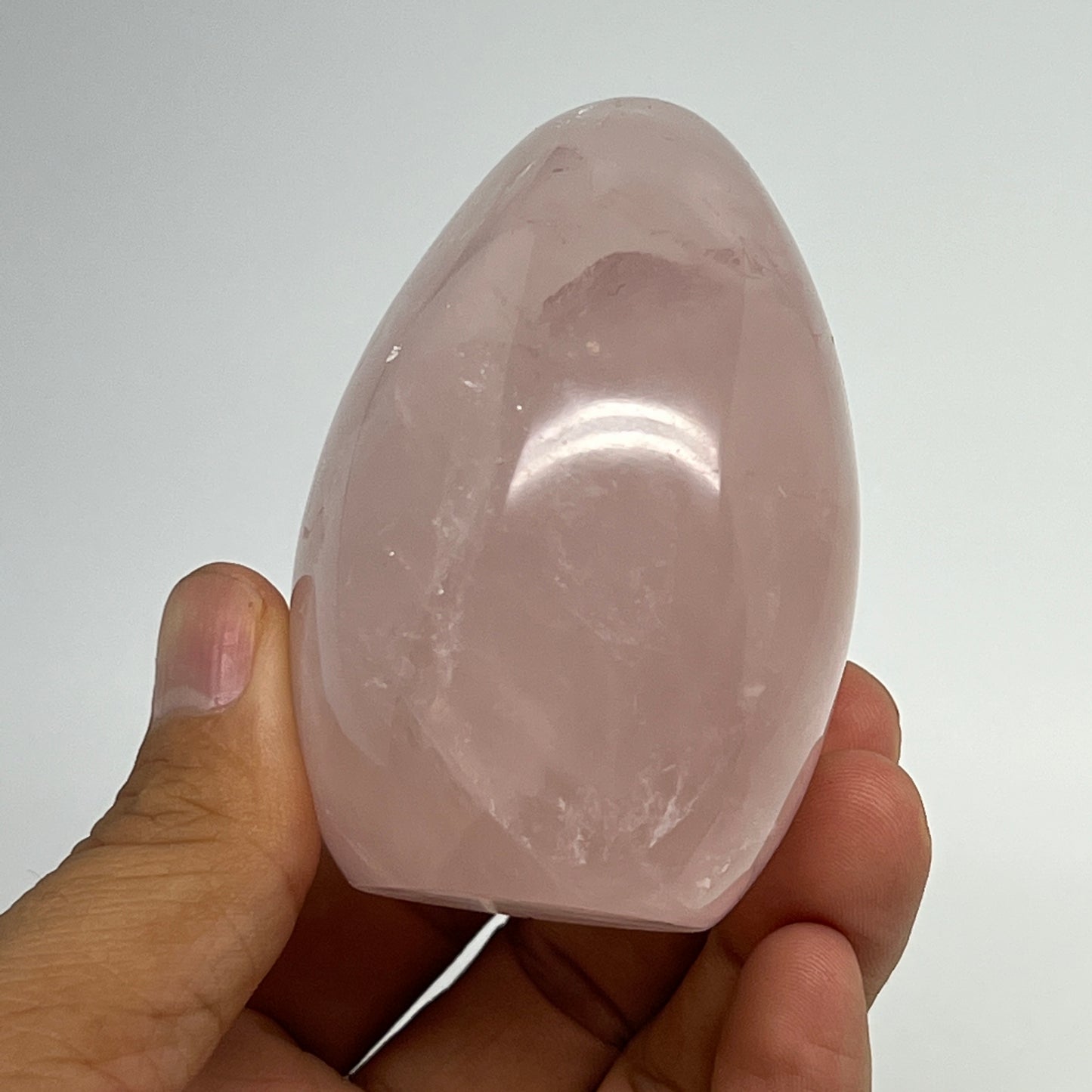 299.5g,2.8"x2.3"x1.8" Rose Quartz Crystal Freeform Polished Crystal, B20671