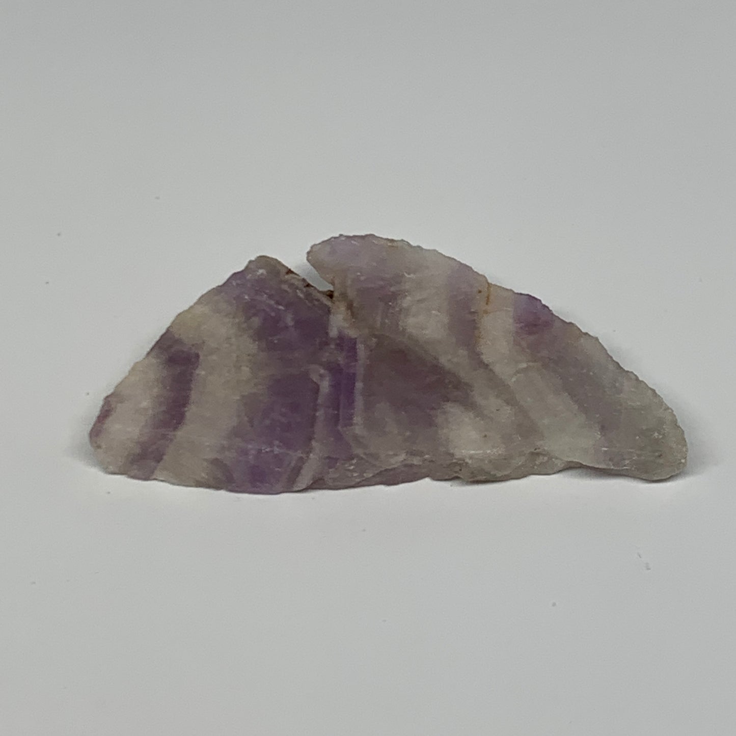 103.6g, 4.3"x2.2"x0.5", One face polished Banned Amethyst, One face semi polishe