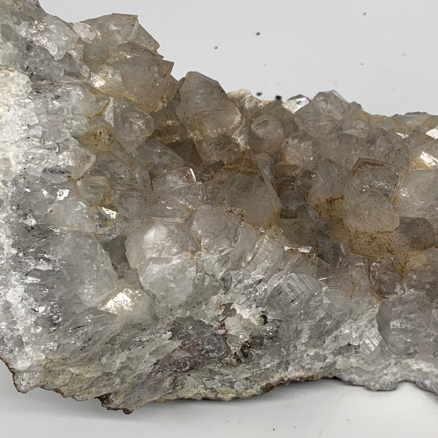 2940g, 8.5"x4.5"x3", Rare Manganese Cluster With Quartz Mineral Specimen,B11049