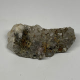 220.4g, 4.2"x2.2"x1.3", Chalcopyrite Cluster Fluorite Mineral Specimen,B11054