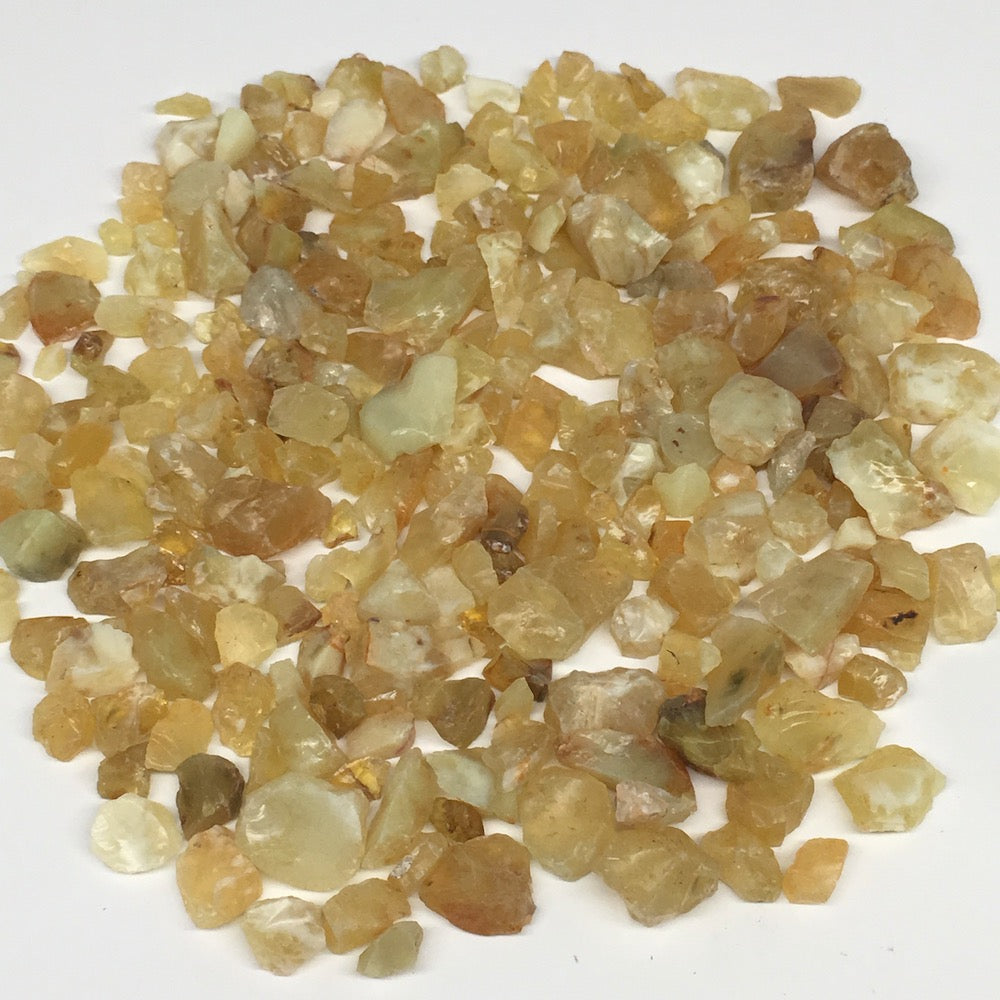 382g Lot, Approximately 8mm - 30mm Natural Rough Green Opal Crystal @Mali