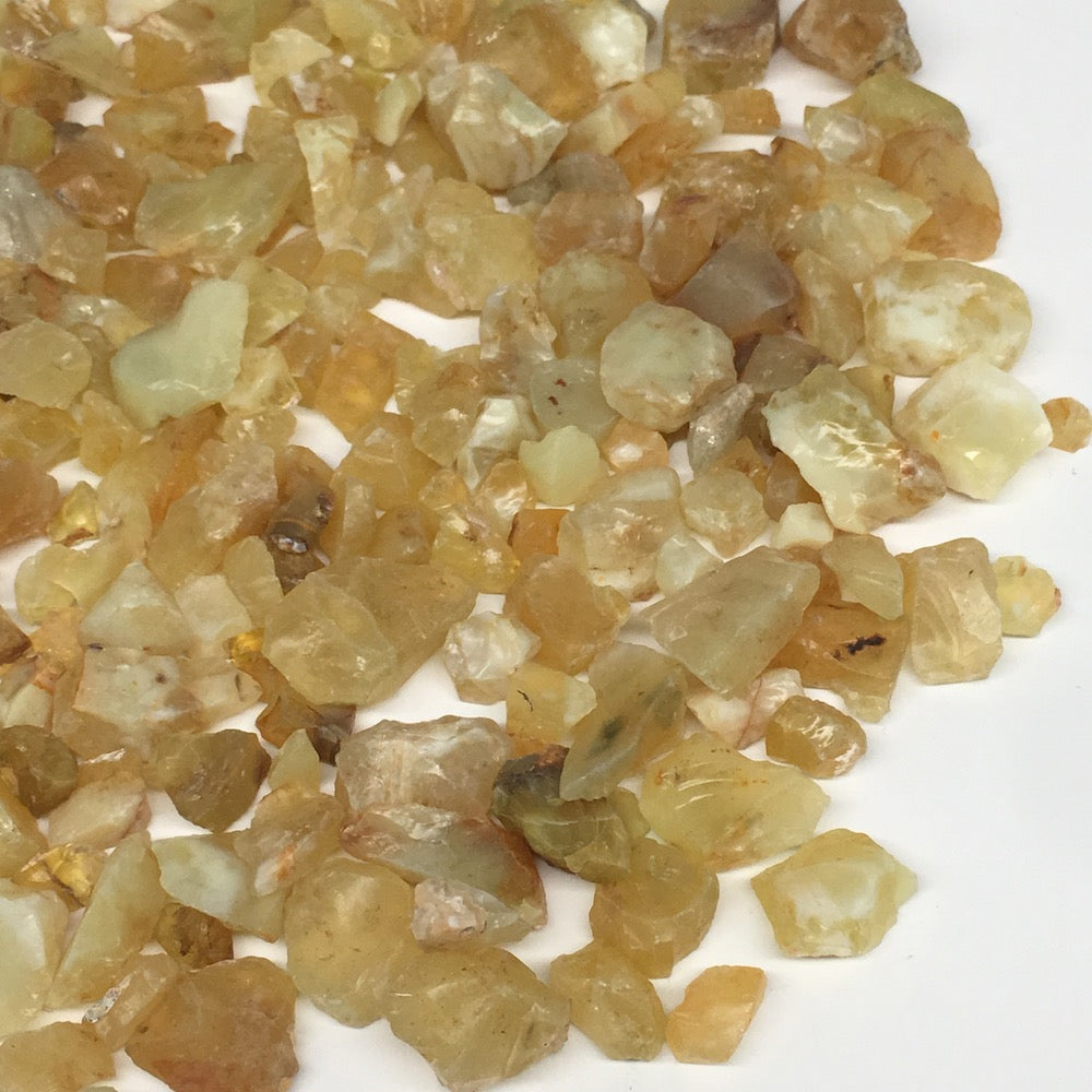 382g Lot, Approximately 8mm - 30mm Natural Rough Green Opal Crystal @Mali