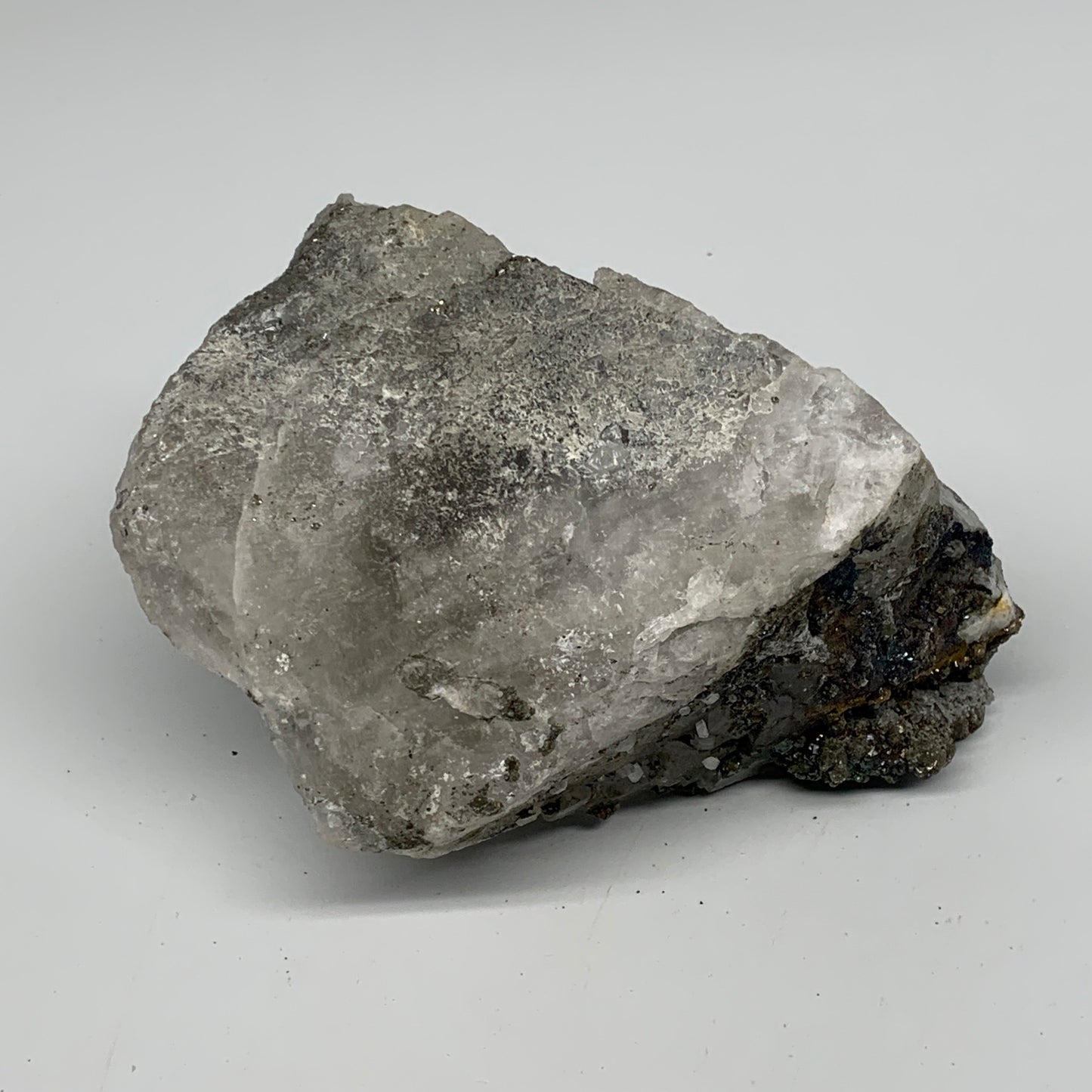 1774g, 6.1"x5"x3.6", UV Reactive Chalcopyrite Cluster Fluorite Mineral Specimen,