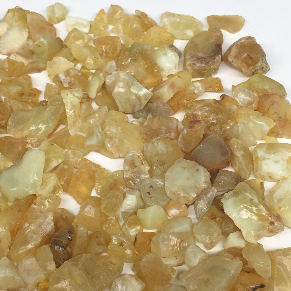 382g Lot, Approximately 8mm - 30mm Natural Rough Green Opal Crystal @Mali