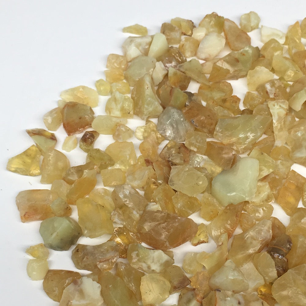 382g Lot, Approximately 8mm - 30mm Natural Rough Green Opal Crystal @Mali