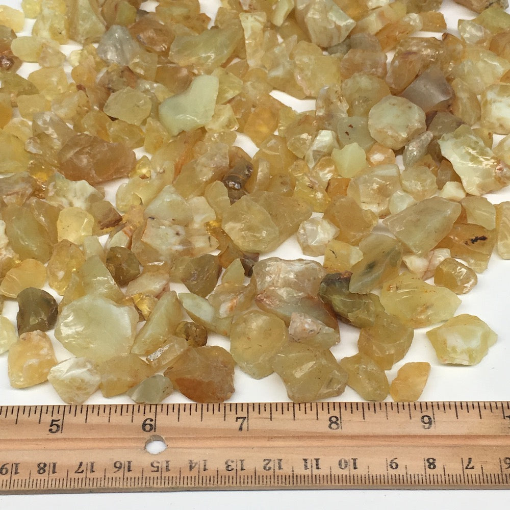 382g Lot, Approximately 8mm - 30mm Natural Rough Green Opal Crystal @Mali