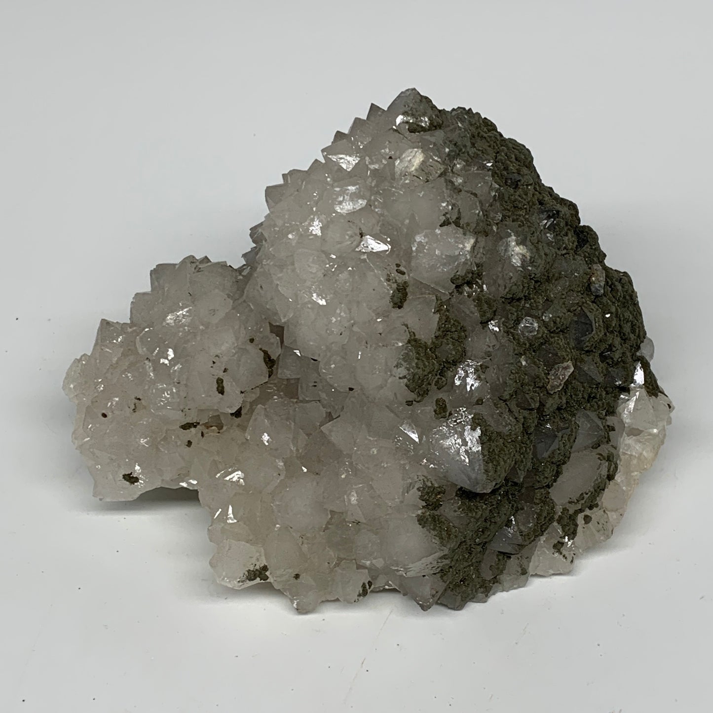 1500g, 5.8"x4.8"x3.5", UV Reactive Chalcopyrite Cluster Fluorite Mineral Specime