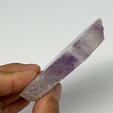 90.7g, 2.2"x2.2"x0.5", One face polished Banned Amethyst, One face semi polished