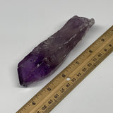 184.9g,5"x1.5"x1",Amethyst Point Polished Rough lower part from Brazil,B19096