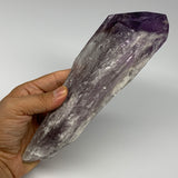 670g,8.7"x2.6"x2.1",Amethyst Point Polished Rough lower part from Brazil,B19097