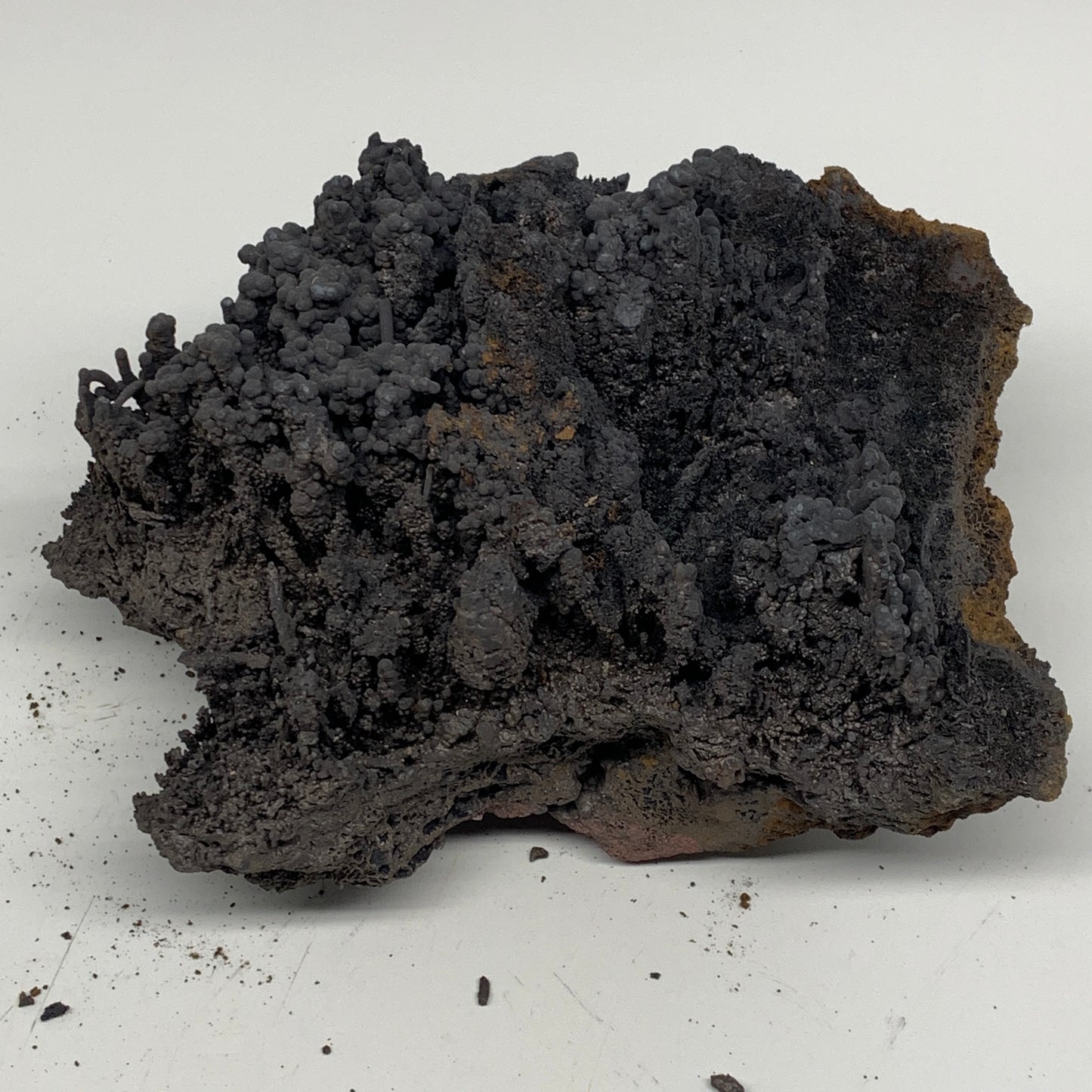 5.42 Lbs, 8"x6"x4.8" Micaceous Hematite Botryoidal Mineral Crystal @Morocco, B11