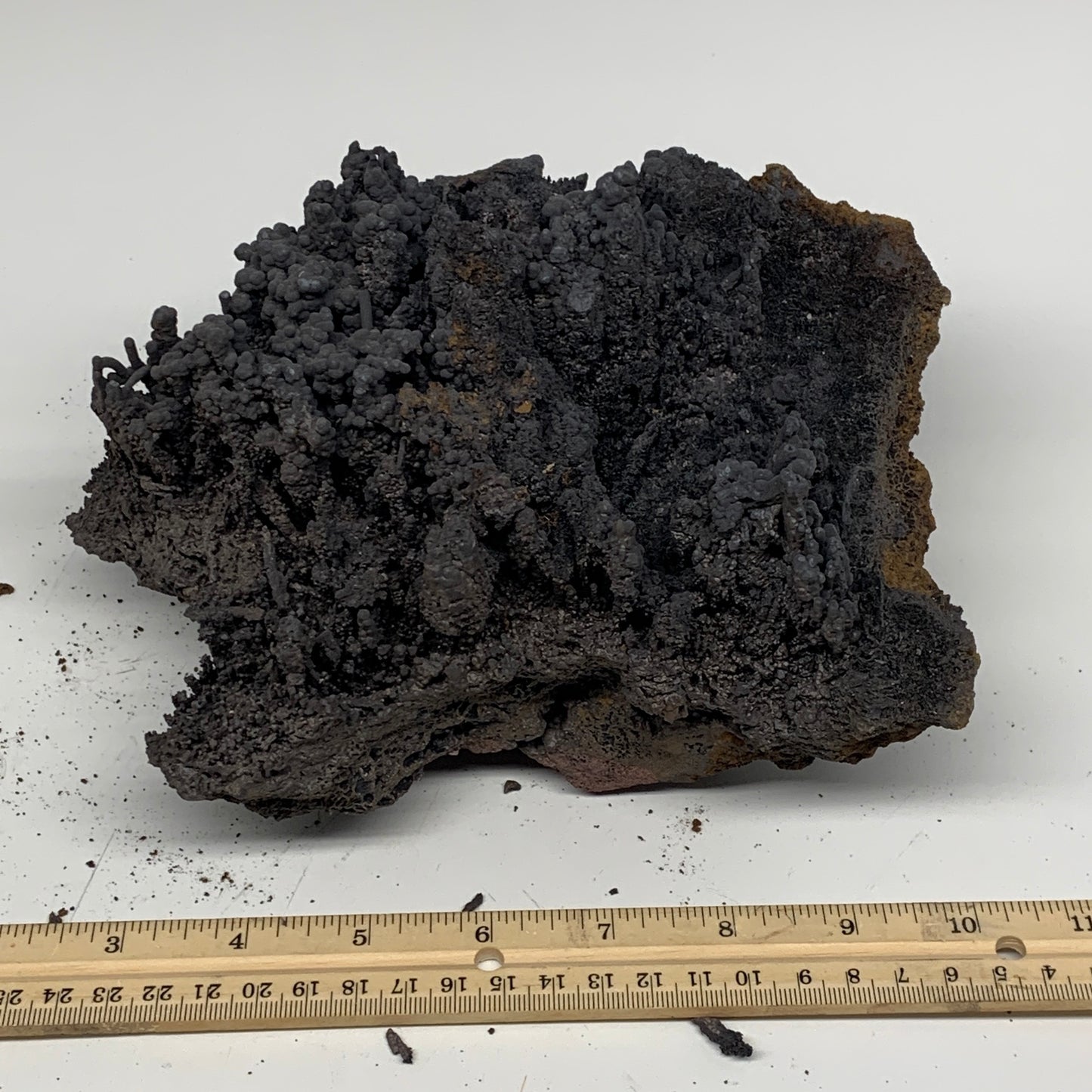 5.42 Lbs, 8"x6"x4.8" Micaceous Hematite Botryoidal Mineral Crystal @Morocco, B11