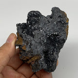 386g, 3.2"x2.8"x2" Micaceous Hematite Botryoidal Mineral Crystal @Morocco, B1106