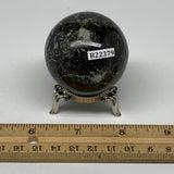 153.1g, 1.9"(47mm), Labradorite Sphere Gemstone,Crystal @Madagascar, B22379