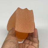 766g, 5"x3.4"x2.5"" Orange Selenite (Satin Spar) Angel Crystal @Morocco,B9401