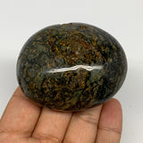 157.5g, 2.6"x2.1"x1.3" Ocean Jasper Palm-Stone Orbicular Jasper Reiki Energy,B15