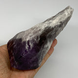 710g,8.1"x2.5"x2.5",Amethyst Point Polished Rough lower part from Brazil,B19105