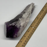 815g,8"x2.8"x2.7",Amethyst Point Polished Rough lower part from Brazil,B19106